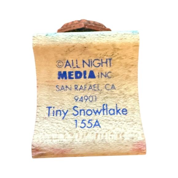All Night Media Tiny Snowflake 155A Rubber Stamp - Picture 2 of 3